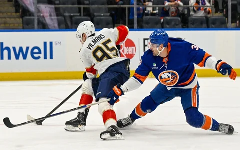 Video: Vilmanis satver ripu un ar veiklu metienu gūst vārtus NHL