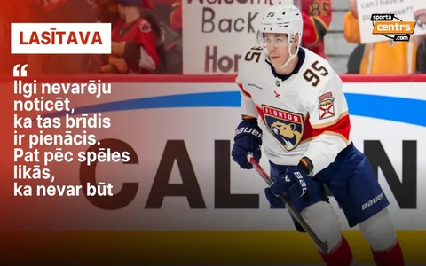 Vilmanis: "Emocionāli vairāk izbaudīju otro, nevis pirmo spēli NHL"