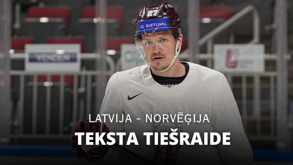 Teksta tiešraide: Latvija - Norvēģija 2:1 (rit 2. periods)