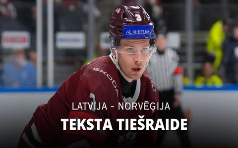 Teksta tiešraide: Latvija - Norvēģija 2:2 (noslēgusies otrā trešdaļa)