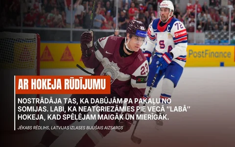 ″Ar hokeja rūdījumu″: J.Rēdlihs uzvaras pamatā liek  cīņassparu unpērienuno Somijas