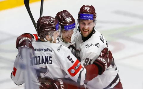 Pārbaudes spēle hokejā: Latvija – Dānija. Teksta tiešraide